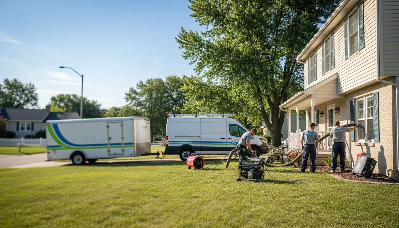 Flooded Basement Restoration And Cleanup With Repair in Lake Bluff, IL near me